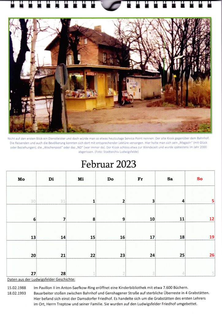Kalender 2023 Februar